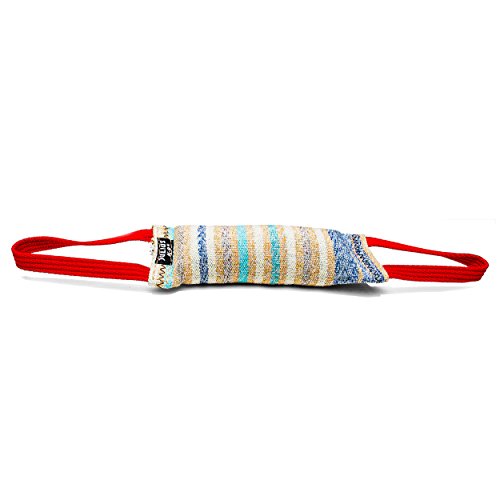 Julius-K9 Tug Jute, Negro, 20 x 5,5 cm