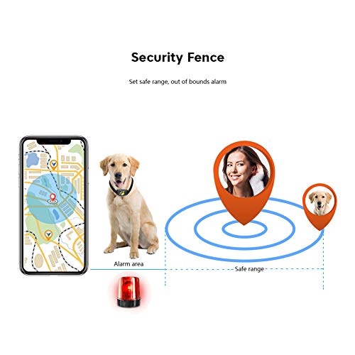 JUMOWA Rastreador GPS para mascotas, buscador inteligente