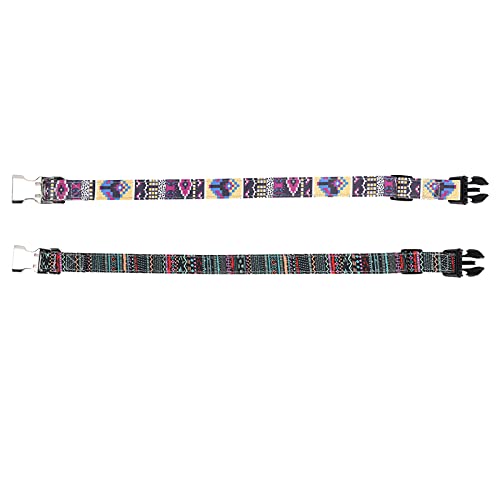 JUnYuKj Collar de perro, collar de gato, con letras, delicado y duradero, ajustable para pequeño, mediano y grande