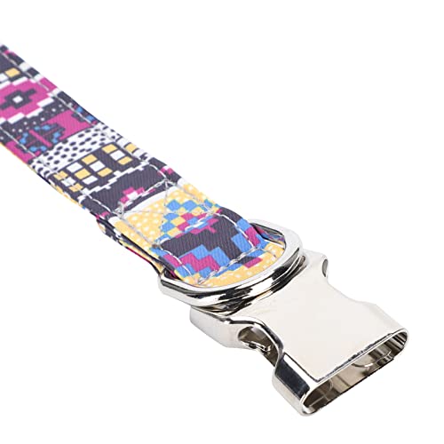 JUnYuKj Collar de perro, collar de gato, con letras, delicado y duradero, ajustable para pequeño, mediano y grande