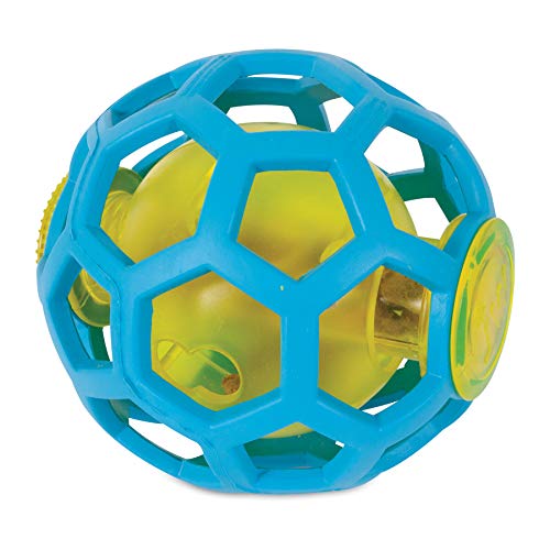 JW JW43500 Juguete HOL-EE Roller Treat Ball, Juguete para Perros Masticar Y Morder