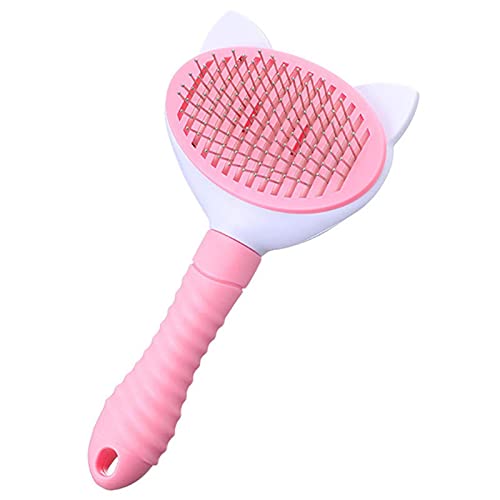JWDS Cepillo para mascotas Pet Peb Autor Limpieza Cepillo Cepillo De Aseo Para Perros Y Gatos Nudo Abierto Aguja Peine Cabina De Perro Baño De Perro Suministros De Limpieza Para Mascotas