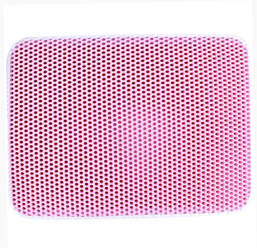 jYZT Gato Almohadilla De Trampa De Basura Talla Grande Diseño De Doble Capa De Panal Arena para Gatos Sin Ftalatos Durable Impermeable Fácil De Limpiar Felpudo Universal para Perros Y Gatos XL
