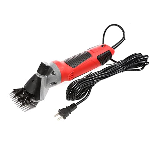 JZFGJ Esquiladora Eléctrica Profesional Ara Oveja Cortadoras de Ovejas de 6 Velocidades Máquina Esquiladora de Animales Tijeras de Aseo para Ganado Ovino Usadas,13 Tooth,Straight Blade