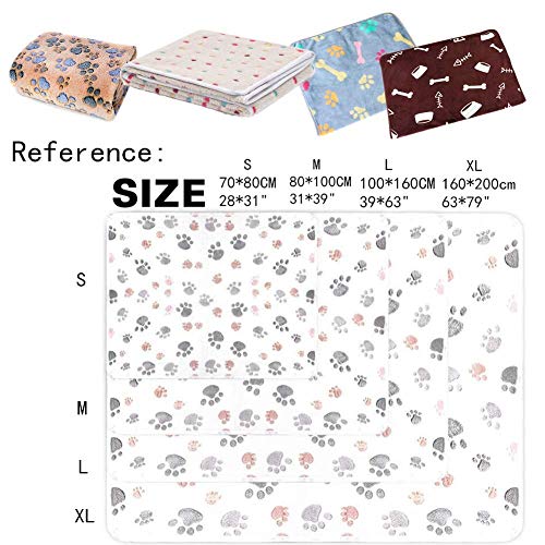 KAIKUN Cojin Perro Colchon Perro Cama de Perro pequeño Perro Caliente Manta Perro Cama De Pet Manta Manta Suave Cachorro Cama Gatito Cama Perro Ropa de Cama Bone 2,160