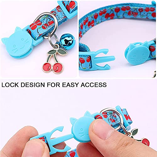 Kaimeilai 5 correas para mascotas, diseño de frutas y gatos