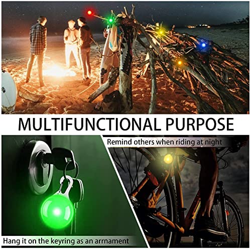 KAMEUN LED Perro, Luz Collar Luminoso Perro, 4 Luces de Colores Seguridad Luminoso Impermeable,4 Tubo de Etiqueta Perro Anti-perdido Gato Nombre Regalos para Mascotas por Caminar por la Noche Gato