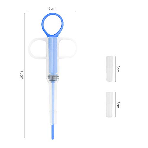 KARAA 2 Pcs Dispensador de medicamentos para Perro Gato Dispensador de píldoras para medicamentos para Perro GatoMascota
