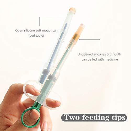 KARAA 2 Pcs Dispensador de medicamentos para Perro Gato Dispensador de píldoras para medicamentos para Perro GatoMascota