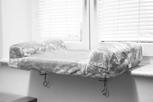 Kerbl Cama para Ventana 55 x 35 cm Beige, Ajuste Variable