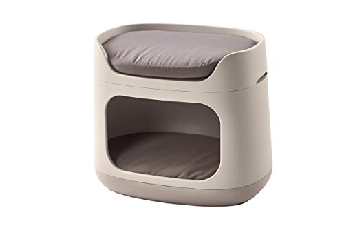 Ketter Buncked 3 en 1 Transportín Cama, Compuesto, Arena, 58x38x49 cm