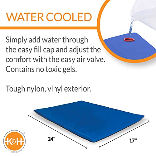 K&H Pet | Cama refrigerada | Cama refrigerada para Mascotas para Mantener a su Perro fresquito en los días de Calor.