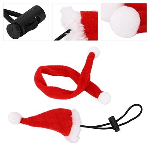 Kit de Gorro de Dragón Barbudo, Paño Decorativo para Gorro Navideño de Lagarto con Bufanda para Lagarto