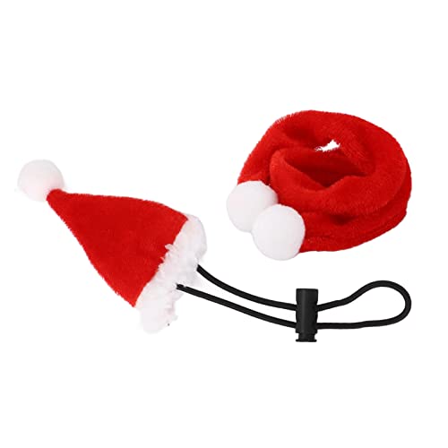 Kit de Gorro de Dragón Barbudo, Paño Decorativo para Gorro Navideño de Lagarto con Bufanda para Lagarto