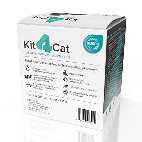 KIT4CAT Colección de muestras de orina de gato Arena (caja de 3 partes)