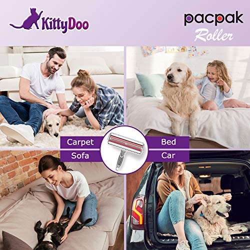 KittyDoo PAC PAK - Rodillo Quitapelusas Paku Paku - Cepillo Quitapelos para Mascotas - Rodillo Removedor de Pelaje para Perros y Gatos - Cepillo para Perros y Gatos