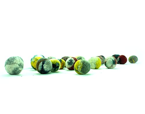 Kivikis Cat Toy - Pelota de lana para gato (5 bolas de lana)