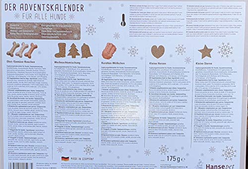 KK Calendario de Adviento para perros con golosinas sin cereales.