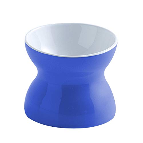 KKUUNXU Comedero para Perros Grande para Perros Gatos,Cuenco Elevado para Mascotas Ceramica Beber Plato Redondo Estable Plato Criado Gato