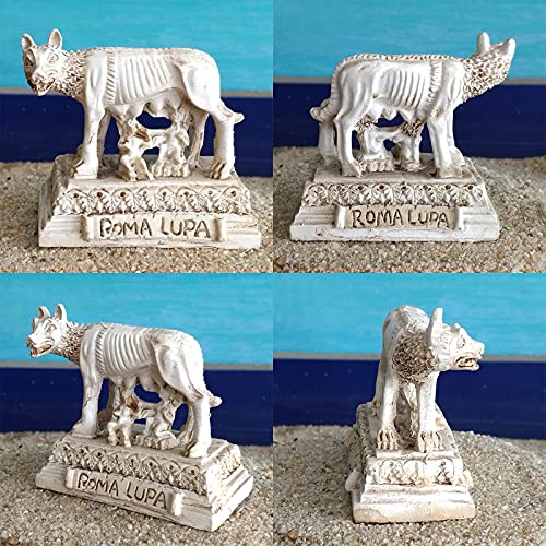 Kocris Casa Decoración de tanque de reptil de la antigua Roma (juego de 3) Escultura de estatua de guerrero coliseo Reptil tortuga lagarto, tanques de araña, adorno para mascotas