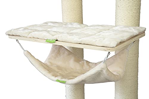 Kratzbaumland Paracaídas adecuado para árbol rascador Natural Paradise y Woody (crema)