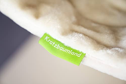 Kratzbaumland Paracaídas adecuado para árbol rascador Natural Paradise y Woody (crema)