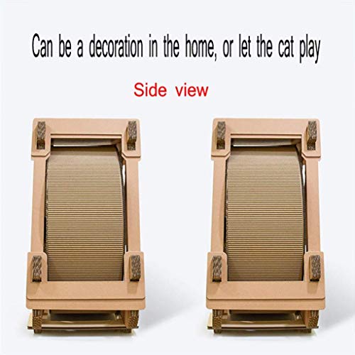 KUANDARM Cinta De Correr Corrugada para Gatos Rueda De La Fortuna Tablero para Raspar Gatos Almohadillas para Rascar Marco De Escalada para Gatos Rueda De Rotación