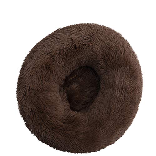 KUANDARYJ Moda Cómodo y Relajante Donut Kennel en Peluche para Perros y Gatos, Redondo, Cálido, Suave Kennel para Cachorros Comodo, 40 * 20CM