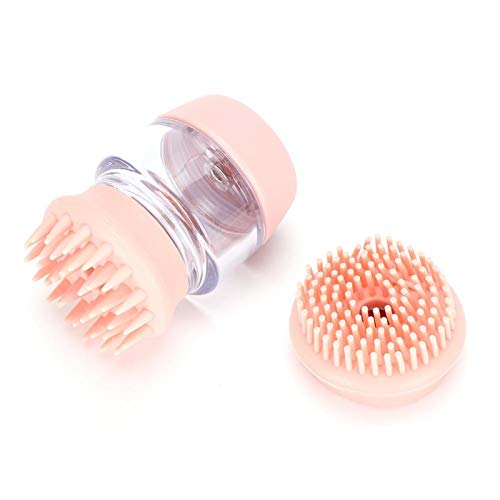 KUIDAMOS Cepillo de champú y masajeador, cepillos de baño para Perros, para Lavar Mascotas, Perros, Gatos, Caballos para Mascotas, Masaje de Lavado de Pelo(Rubber Powder)