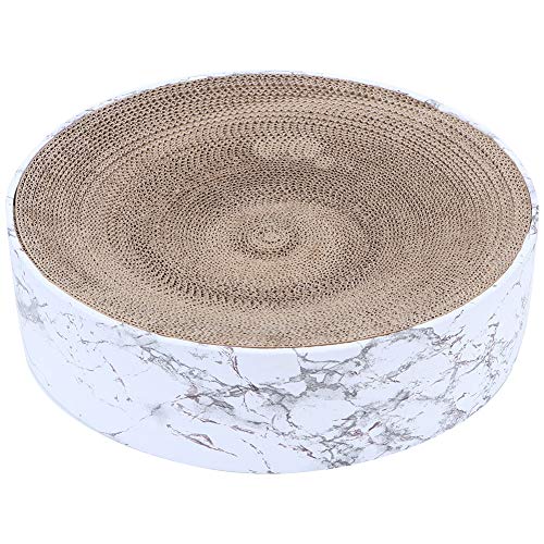KUIDAMOS con rascador de Gato de película Impermeable 38.5 * 38.5 * 10cm para Gato acostado