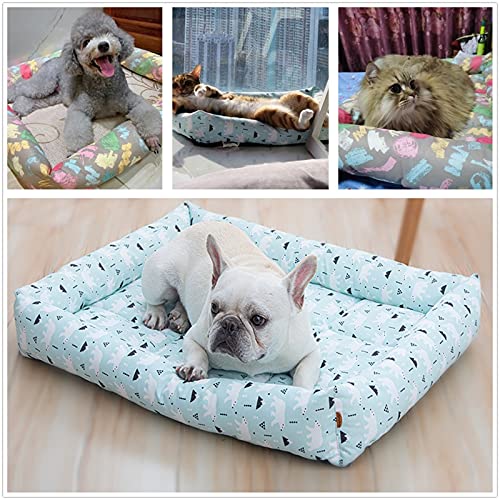 KUWD Cama de nido de perro para gatos de cuatro estaciones universal impermeable Mat antideslizante Base de perro pequeño pelea Teddy Mat cama suministros para mascotas