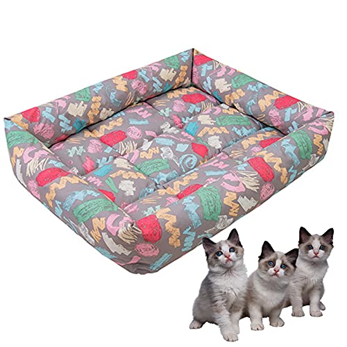 KUWD Cama de nido de perro para gatos de cuatro estaciones universal impermeable Mat antideslizante Base de perro pequeño pelea Teddy Mat cama suministros para mascotas