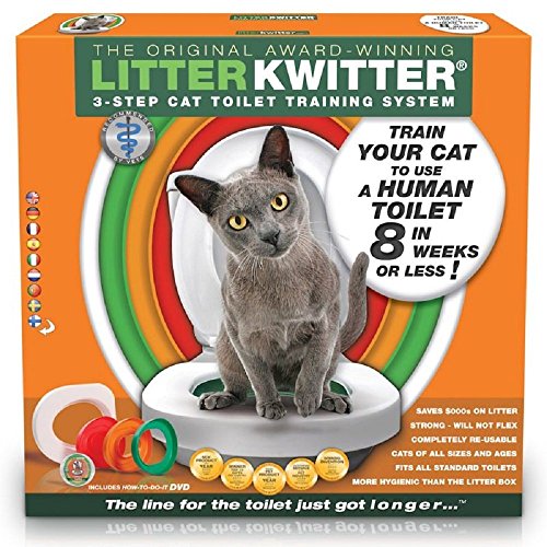 Kwitter Asiento de entrenamiento para inodoro de gato