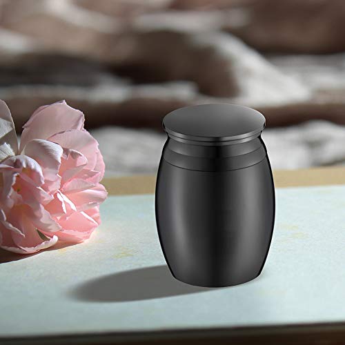 KY Jewelry Pequeñas urnas de recuerdo personalizadas para cenizas Mini urnas de cremación Soporte de cenizas conmemorativas de acero inoxidable