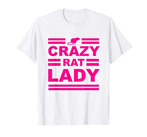 La loca dama de las ratas, el gracioso ratón de mascota o el Camiseta