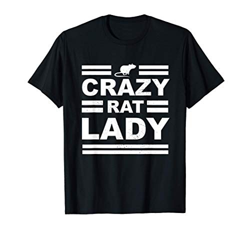 La loca dama de las ratas, el gracioso ratón de mascota o el Camiseta