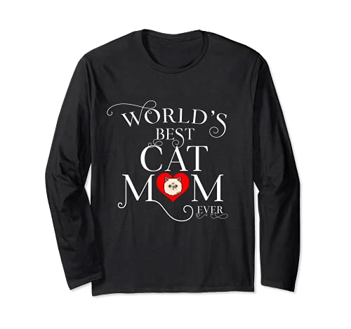 La mejor madre de gatos del mundo Gato exótico de pelo corto Manga Larga