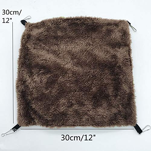 LahAd Hamaca Gato Cama Conejo Hámster Hamaca Pequeña Mascota Cama Jaula para Hamster, Accesorios Gatito Cama Hamacas de Rata para Jaula Conejo de la Cama Purple