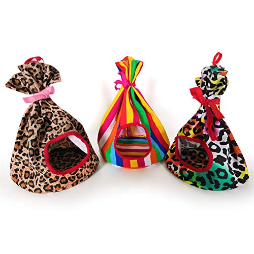 LahAd Jaulas para Agapornis Cama Conejo Pájaro de Invierno Cama Hurón hamacas Pequeña Mascota Cama Cálido Nido de Pájaro 3