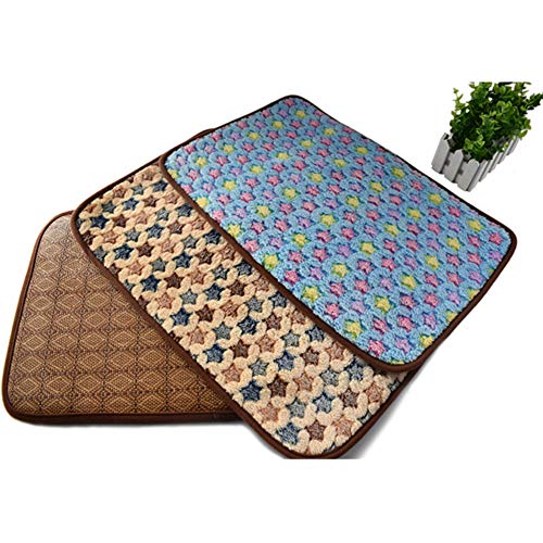 LahAd Manta Perro Colchon Perro Cama de Perro pequeño Perro de la Comodidad de la Cama Gato Suave Veterinario Cama Cama del Animal doméstico Gatito Cama Yellow,X-Large