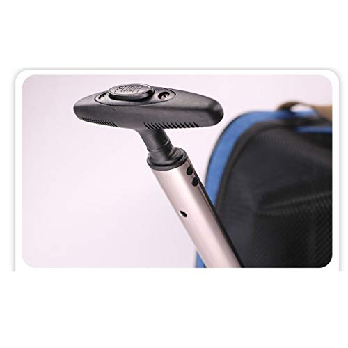 LAMZH Tres Ruedas para Gato Perro Pet Dog Trolley Bag Pet, Rolling Carrier Trolley Pet Travel Outdoor Carrier Carrito con Rueda para Mascotas Gatos Perro Cochecito Viaje Mascotas (Color : C)
