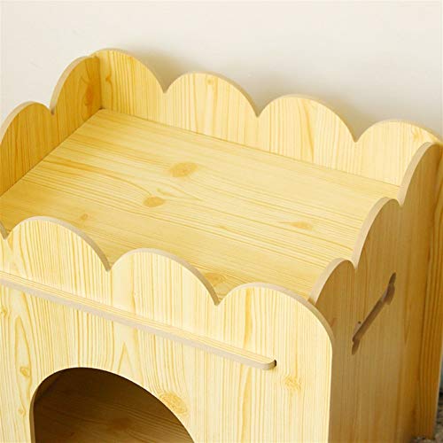 Lanrui Castillo Grande del Gato del Gato del Gatito condominios y Torres condominios for Gatos Liquidación Casas for Gatos de Interior Rascar (Size : S)