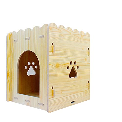 Lanrui Castillo Grande del Gato del Gato del Gatito condominios y Torres condominios for Gatos Liquidación Casas for Gatos de Interior Rascar (Size : S)