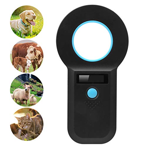 Lector de Etiquetas para Mascotas, Lector de Microchip, Microchip, Escáner, Portátil de Mano para Amigos para el Hogar