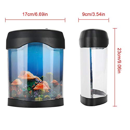 LED Medusa Artificial de Acuario Luz USB Pecera Lámpara nocturna Portátil Mundo Marino Natación Simulación Lámpara de humor con cambio de color para decoración del hogar