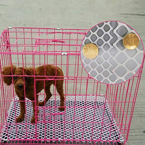 Legendog Pet Cage Mat Rejilla Multiusos Agujeros Antideslizante Feet Pad para Gatos Perros Bunny
