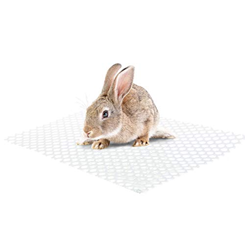 Legendog Pet Cage Mat Rejilla Multiusos Agujeros Antideslizante Feet Pad para Gatos Perros Bunny