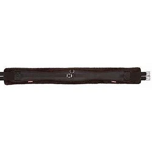 LeMieux Merino+ Integrated GP Girth Cinchas, Unisex Adulto, Negro y Natural, 135 cm