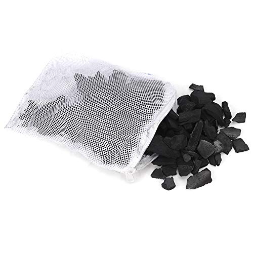 Leylor Carbón Activado - 500 ml/Caja Desodorizador de Filtro purificador de carbón de bambú Activado para pecera de Agua Dulce y Agua Salada con Bolsa de Malla