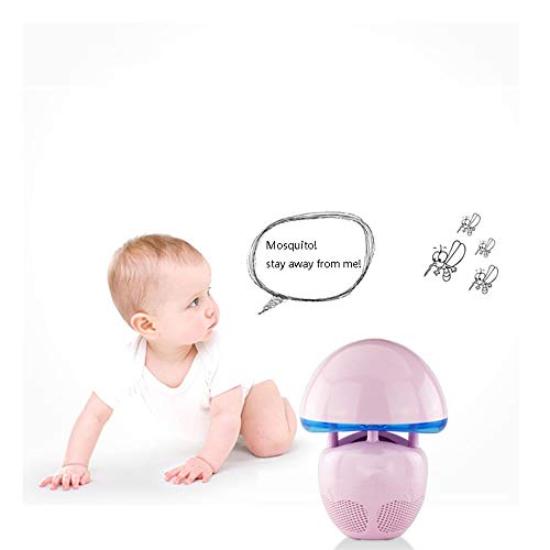 LGOO1 Portátil ninguna radiación Inhalación trampa del mosquito USB 5V asesino del mosquito de la luz Bug Zapper Trampa UV LED Luces de la noche de insectos eléctrico de energía segura Flying Bug Tram